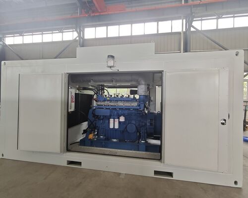 Dobra cena 300kw 400kVA 400kw 500kVA Yuchai Weichai Baudouin Silnik Deszczodrzynny Słuchodrzynny Pojemnik Na zewnątrz Cichy Generator gazu CNG w Internecie